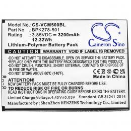 Baterie Verifone CM5 BPK278-501 s kapacitou 3200 mAh