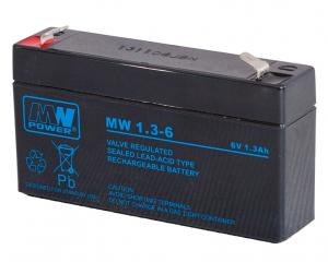 Baterie MW 1,3-6 1,3Ah AGM 6V EP1,2-6 GP713