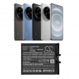Baterie Xiaomi 14 Ultra BP51 s kapacitou 4900 mAh