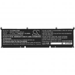 Baterie pro Dell Alienware M15 R3 69KF2 s kapacitou 7000 mAh