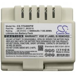 Baterie Ferrex R800 EASY 862617 5000mAh