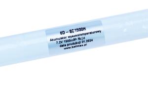 Baterie 1500mAh NiCd 7,2V 6xSC HT válcové kabely