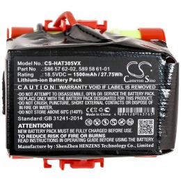 Baterie Gardena R40 586 57 62-02 1500 mAh