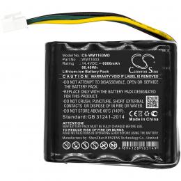 Weinmann WM 11623 110746-O 6000mAh baterie