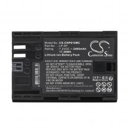 Baterie pro Canon EOS 7D LP-6P s kapacitou 2400 mAh