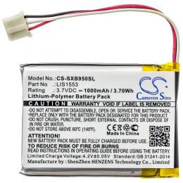 Baterie Sony WH-CH700N LIS1553 s kapacitou 1000 mAh