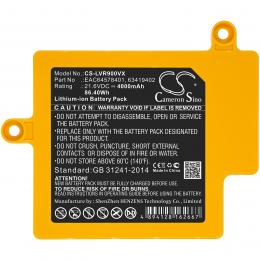 Baterie LG CordZero R9 EAC64578401 4000mAh