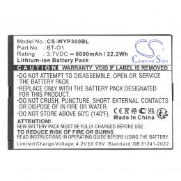 Baterie Wiseasy P3 BT-O1 6000 mAh