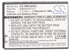 Baterie Samsung GT-S5360 EB454357VU 1100 mAh