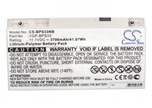 Baterie Sony SVT-14 VGP-BPS33 s kapacitou 3700 mAh