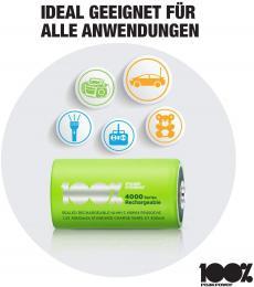 Baterie D R20 4000mAh NiMH 1,2V PeakPower B2