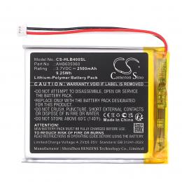 Baterie pro monitor HelloBaby HB40 AHB605060 2500mAh