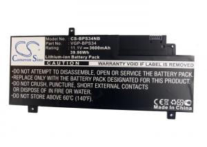 Baterie Sony F15A16 VGP-BPS34 s kapacitou 3600 mAh
