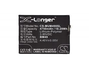 Baterie Xiaomi Mi Max BM49 s kapacitou 4750 mAh