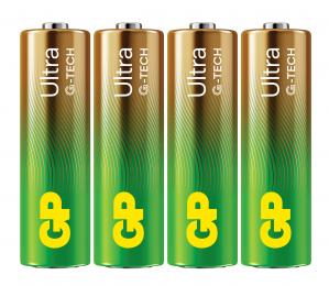 4x baterie LR03 GP Ultra 1,5V AAA B4