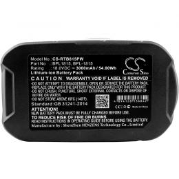 Baterie Ryobi CCG-180L ABP1801 s kapacitou 3000 mAh