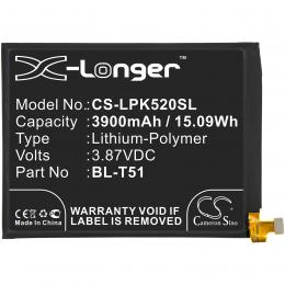 Baterie LG K52 BL-T51 s kapacitou 3900 mAh