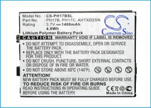 Baterie pro O2 XDA II PH17B s kapacitou 1400 mAh