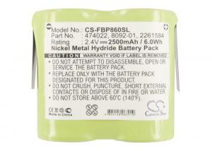 Baterie Fluke 8010 474022 2500 mAh