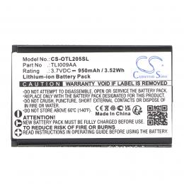 Baterie Alcatel OT-2038X TLI009AA 950mAh