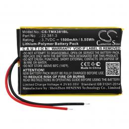 Baterie pro Teleradio TG-TX-MNL 22.381.3 1500mAh