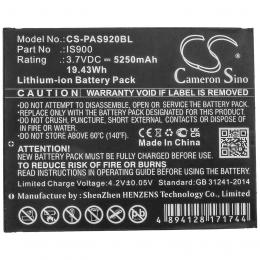 Baterie Pax A920 IS900 5250mAh Li-Ion 3,7V