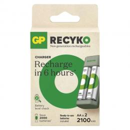 Nabíječka GP E221 + 2× AA ReCyko 2100mAh