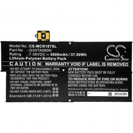 Baterie Microsoft Surface Pro X G3HTA060H 5000 mAh