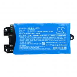 Baterie Shark IX140 XFBT620 s kapacitou 2000 mAh