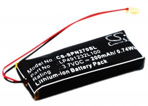 Baterie pro Sony PSP-N270 LP491232L100 s kapacitou 200 mAh