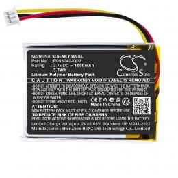 Baterie AKG C50BT P083040-Q02 1000mAh