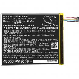 Baterie pro Amazon Kindle Fire HD 8 26S1018 s kapacitou 4650 mAh