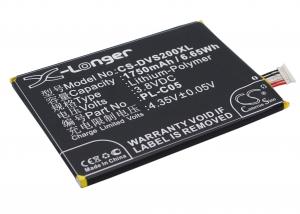 Baterie Doov S2 PL-C05 s kapacitou 1750 mAh