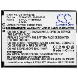 Baterie Ingenico IMP627 296196699 1800mAh