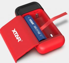 Nabíječka Xtar PB2S 18650 Li-Ion PowerBank červená