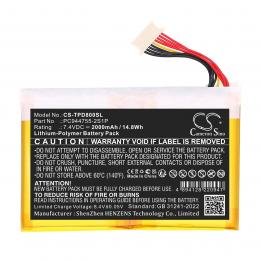 Baterie Topdon AD800BT PC944755-2S1P 2000mAh