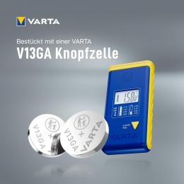 LCD displej testeru baterií Varta