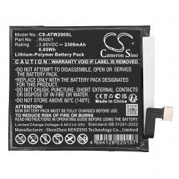 Baterie AT&T Vista RA001 s kapacitou 2300 mAh