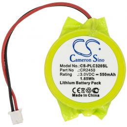 Baterie pro displej Panasonic GT32T AFPX-BATT s kapacitou 550 mAh