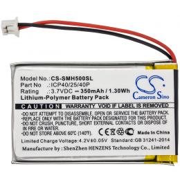 Baterie Sena SMH-5 ICP40/25/40P 350mAh