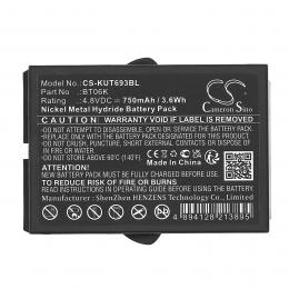 Baterie Ikusi 2303692 BT06K 750mAh