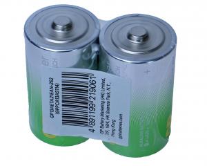 2x baterie LR20 GP Super G-TECH 1,5V UM-1 S2