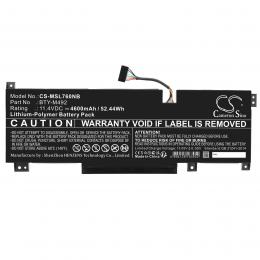 Baterie MSI Pulse GL76 11UDK BTY-M492 4600mAh
