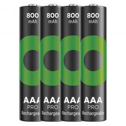 Baterie AAA R03 800mAh NiMH 1,2V GP ReCyko Pro B4