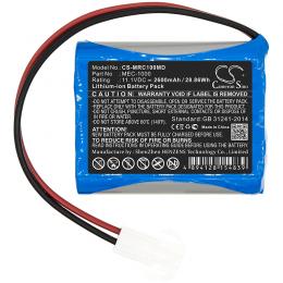 Baterie Mindray MEC-1000 s kapacitou 2600 mAh