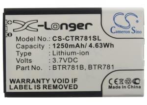 Baterie Casio C781 BTR781B 1250 mAh