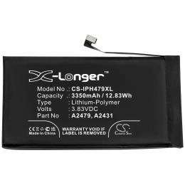 Baterie pro Apple iPhone 12 A2479 s kapacitou 3350 mAh