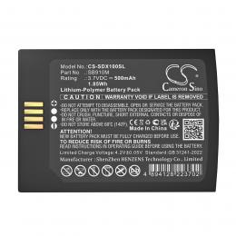 Baterie Shure ADX1M 95A24863 500mAh
