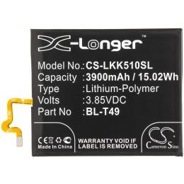 Baterie LG K510 BL-T49 s kapacitou 3900 mAh