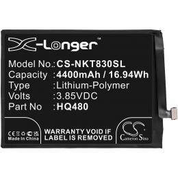 Baterie Nokia TA-1243 HQ480 s kapacitou 4400 mAh